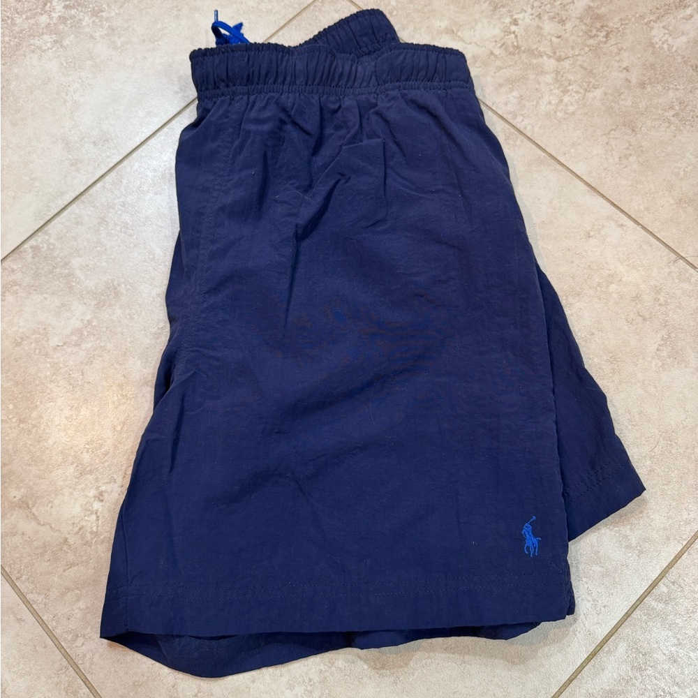Men’s Polo by Ralph Lauren Blue Swim Trunks Size Medium